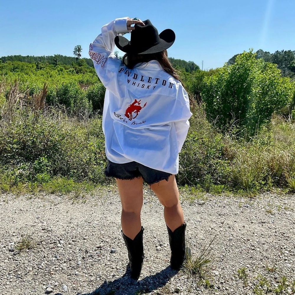 Wrangler Pendleton Whiskey Button Up - image 4